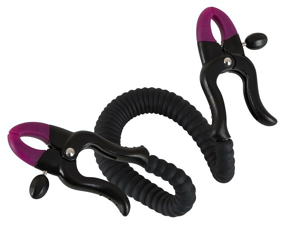 Вагинальная распорка для G-стимуляции Intimate Spreader Strong (Цвет: черный с фиолетовым)