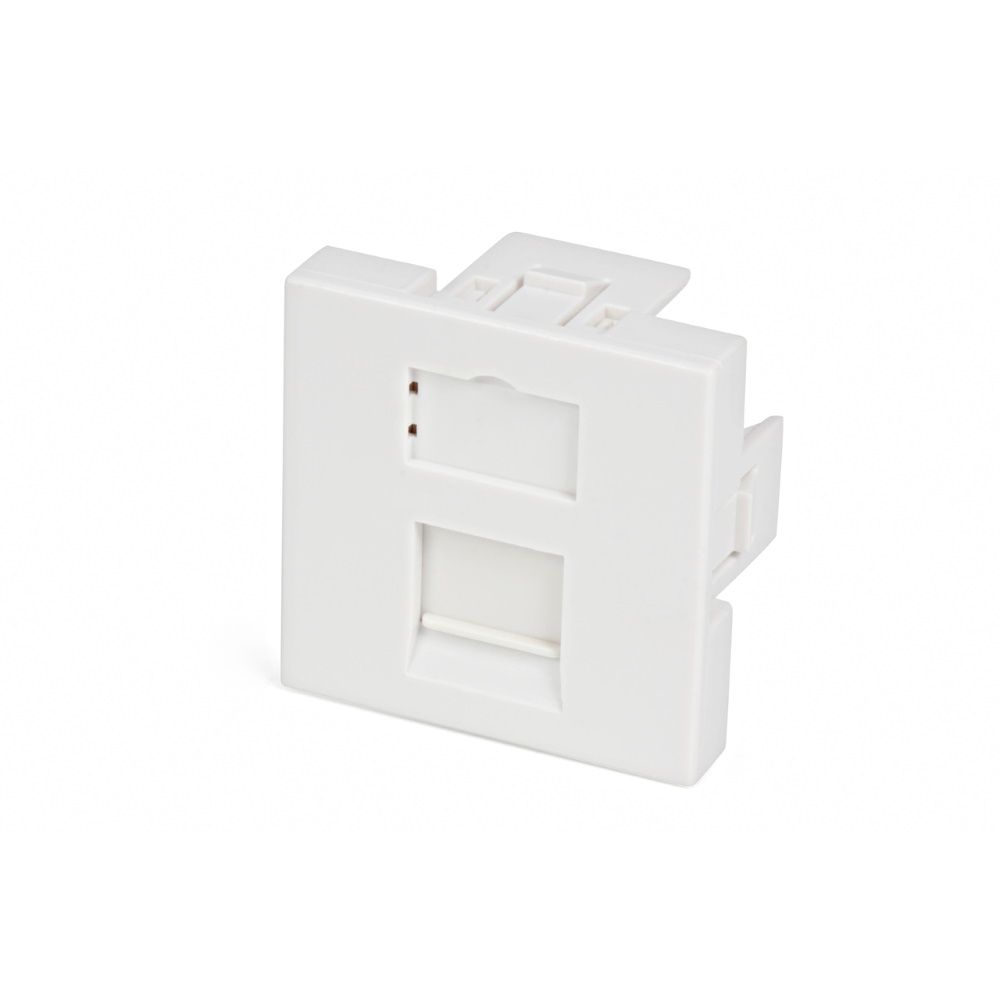 Вставка для 1 модуля Keystone Jack Hyperline SIP2-1K-M45-45