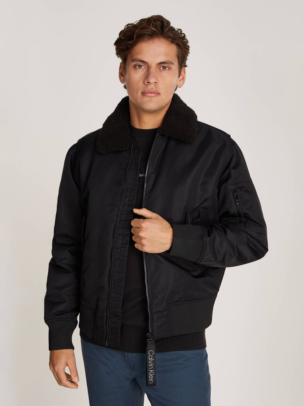 Куртка AVIATOR CALVIN KLEIN JEANS - черный(J30J326108)