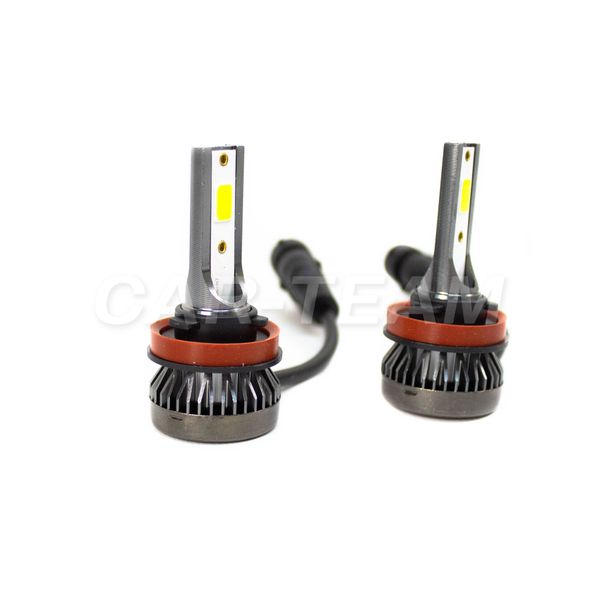 Автолампы светодиодные (мини) с радиатором LED "Bulbs" 6000к цоколь H11