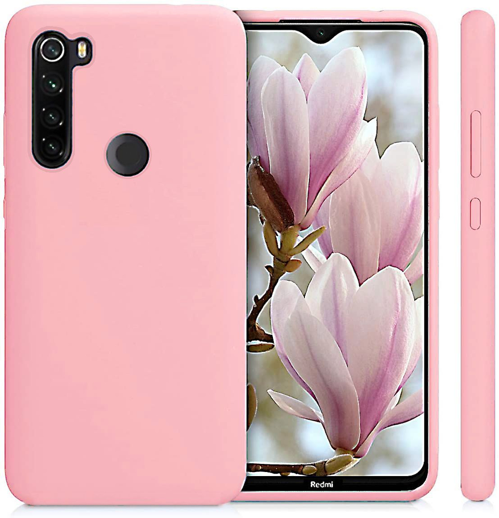 Мягкий Soft Touch чехол из силикона для XIAOMI REDMI NOTE 8T с бархатной подкладкой