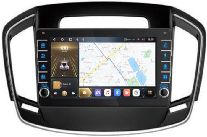 Магнитола для Opel Insignia 2013-2015 - Kuberg OL-9977 (кнопки и крутилки), Android 12, Быстрая, CarPlay, 4G SIM-слот