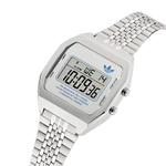 Adidas Originals Wrist Watch Electronic Movement Stainless Steel Strap Gray Dial Unisex 50m Water Resistant