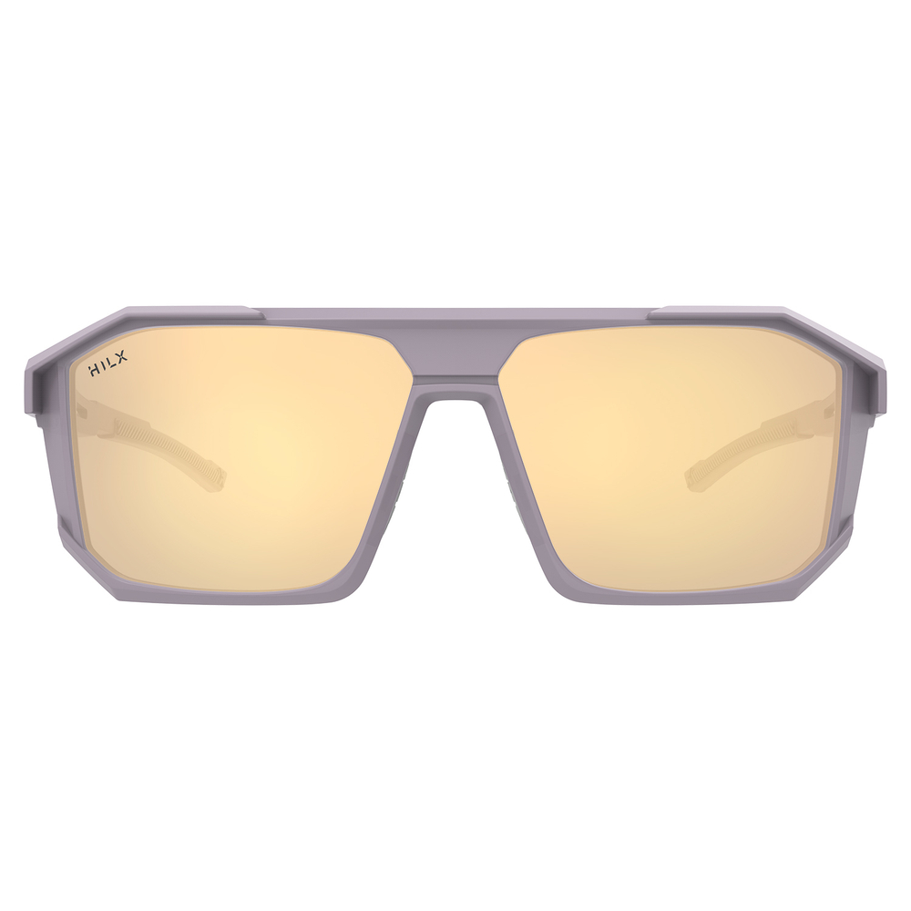 Спортивные очки HILX Juggernaut / Matt Solid Grey / Gold Polarized Lens