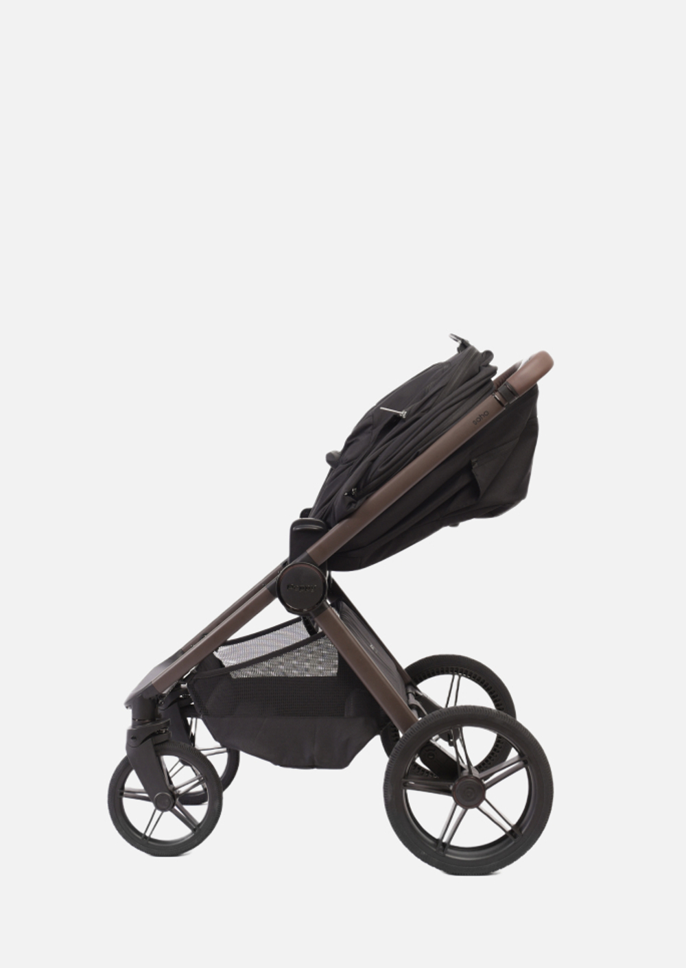 Peppy Коляска детская Soho 2 в 1 Black Черный
