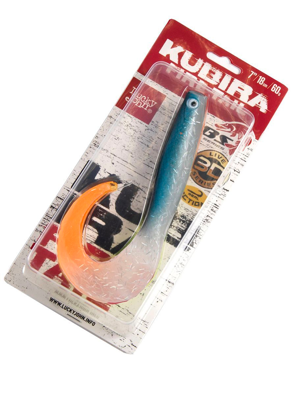 Твистер LJ 3D BBS Series KUBIRA FIRE TAIL 9,0in (22,86)/PG43 1 шт. в упак.