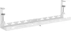 Кабель-канал Cactus CS-CM-700-1WT CS-CM-700-1 для столов 72.8x13x19см белый