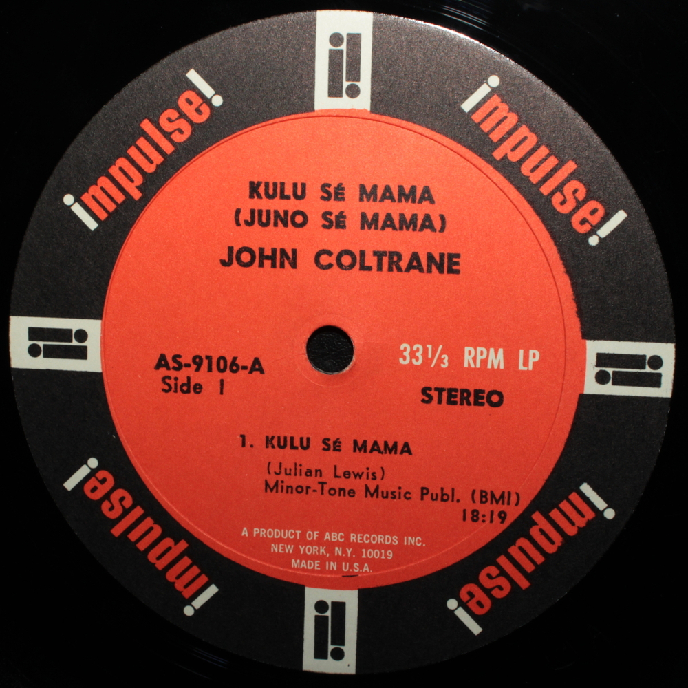 John Coltrane / Kulu Se Mama (LP)