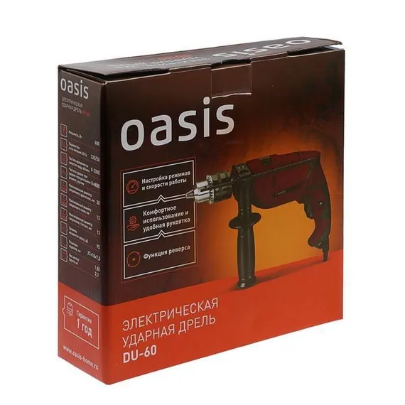 Дрель ударная "OASIS" DU-60