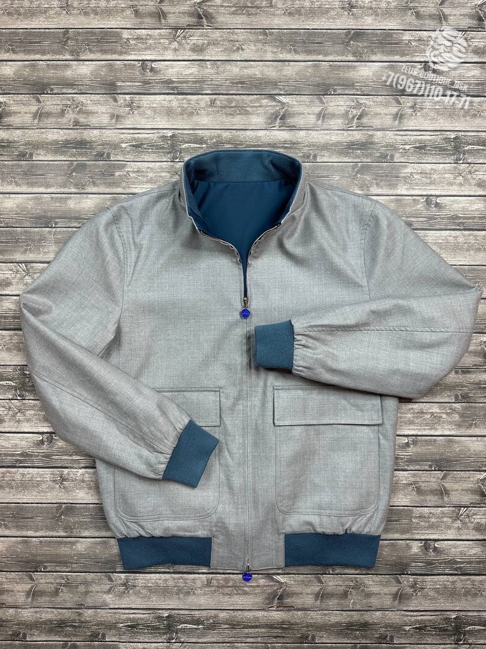 Двухсторонний бомбер Kiton