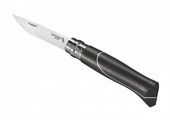 Цена наСкладной Нож Opinel №8 Ellipse, рукоять африканское дерево с алюминиевой вставкой, футляр