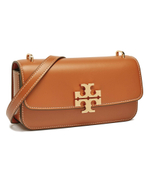 Кожаная сумка через плечо Eleanor TORY BURCH - коричневый(158734)