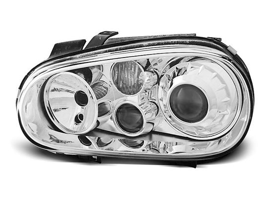 Передние фары R32 LOOK CHROME для Volkswagen Golf 4(IV)