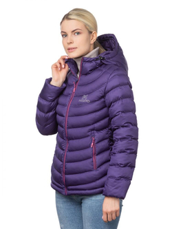 Куртка женская HISPO Лив, цвет: фиолетовый, AW22-2-002/2, р. S (44)