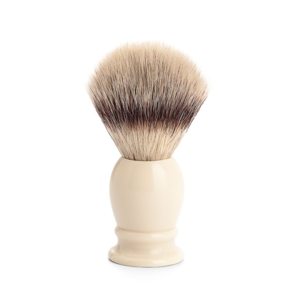 Помазок MUEHLE CLASSIC, фибра высшей категории Silvertip, смола, цвет слоновой кости, размер M (31 K 257)