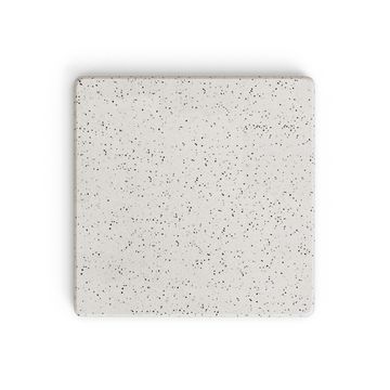 Квадратная столешница Saura Outdoor из белого терраццо, 70 x 70 см