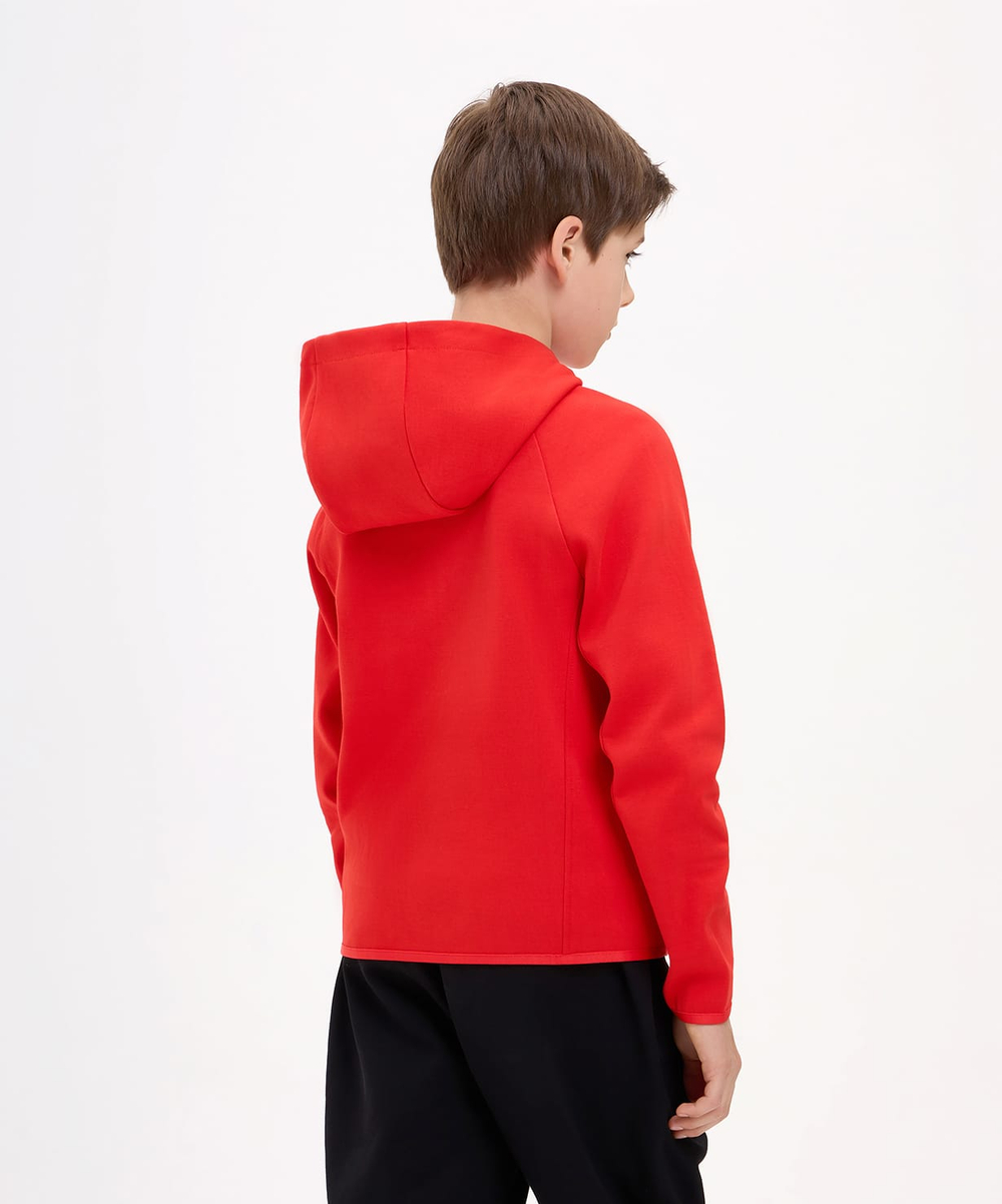 Худи на молнии ESSENTIAL Athlete Hooded FZ Jacket, красный