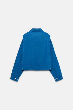ZARA - FRUIT OF THE LOOM™ КУРТКА НА МОЛНИИ, ЯРКО-СИНИЙ