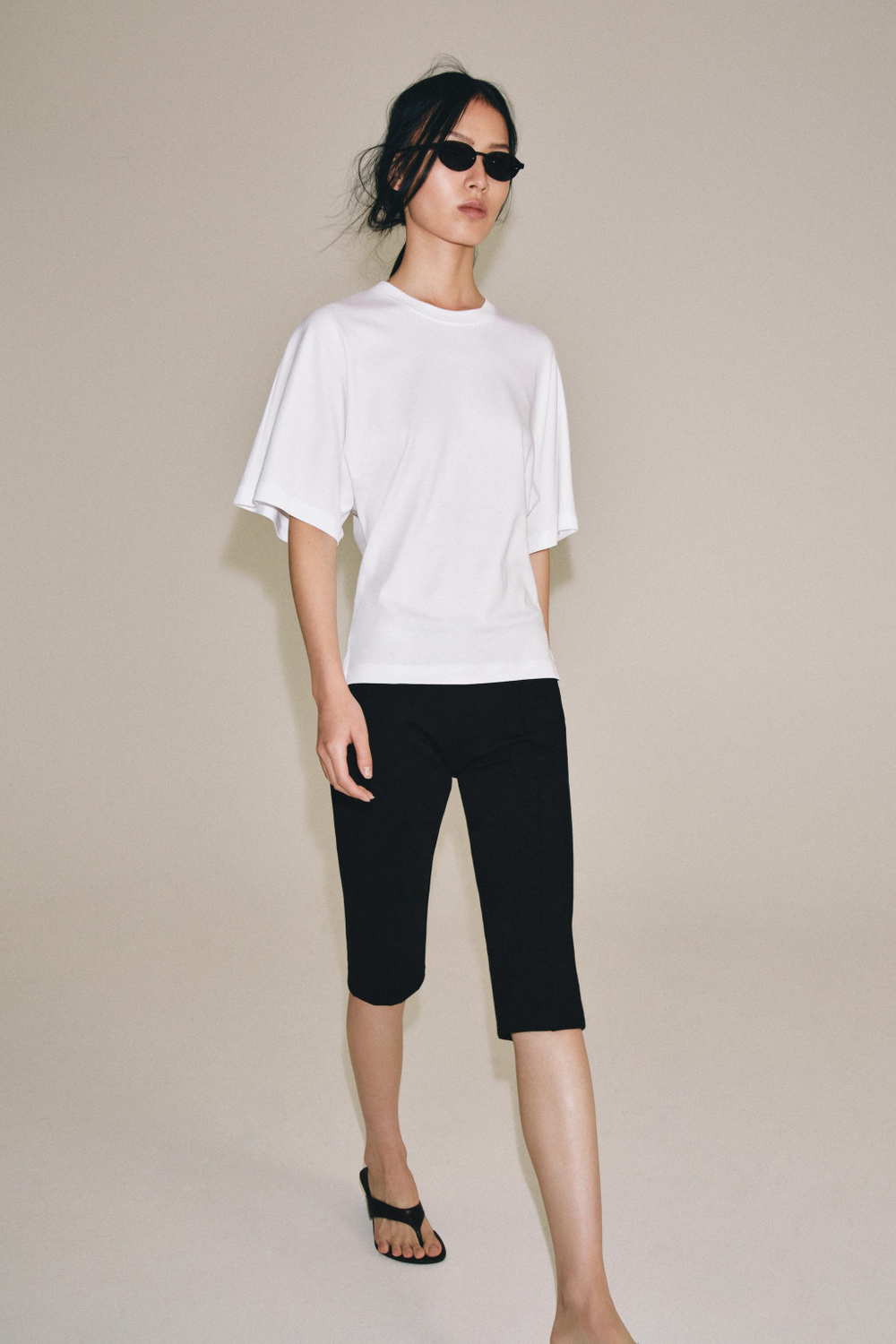 ПРИТАЛЕННАЯ ФУТБОЛКА SUPIMA® — ZARA