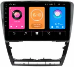 Магнитола для Skoda Octavia A5 2004-2013 (рамка черная глянцевая) - GT10-0229 на Android 10
