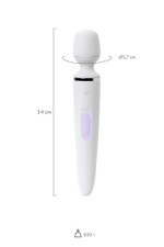 Нереалистичный вибратор Satisfyer Woman Wand 10 режимов белый 34 см