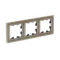Рамка стеклянная на 3 поста Systeme Electric AtlasDesign Nature Шампань ATN320503