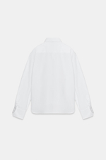 РУБАШКА В ПОЛОСКУ С ЗАСТЕЖКАМИ-КЛЕВАНТ ZW COLLECTION — ZARA