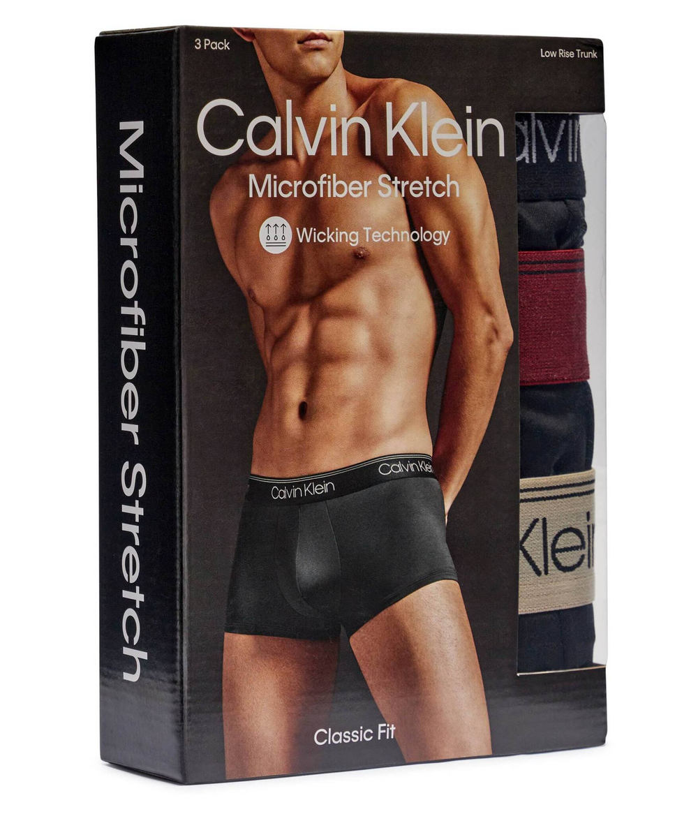 Трусики-боксеры 3шт. Calvin Klein Underwear - черный(000NB2569A)