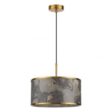 Подвесной светильник 1*Е27 5064/1 античная бронза/серо-бежевый Bergi Odeon Light