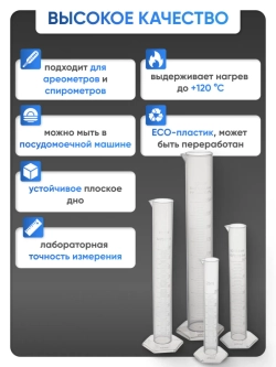Цилиндр п/п 500 мл, Лаборио