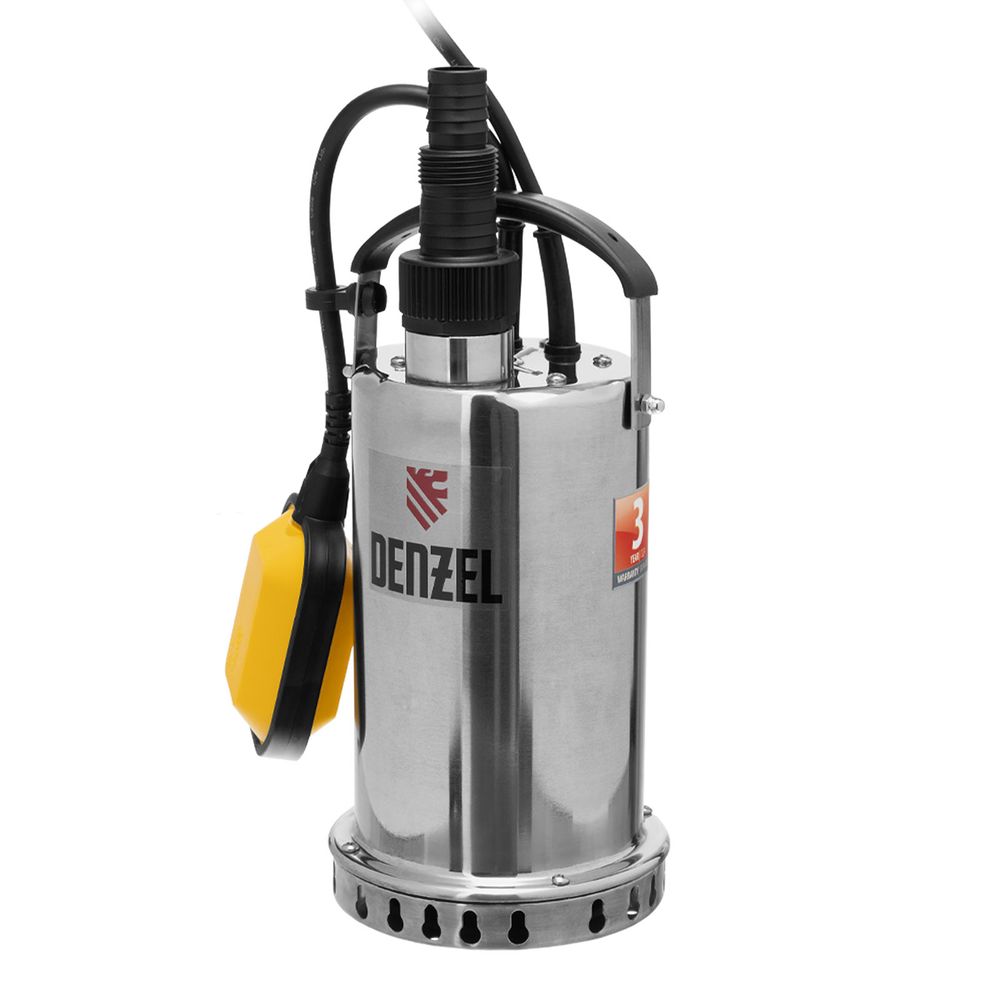 Насос дренажный DP-600X, 600 Вт, подъем 7,5 м, 8500 л/ч Denzel