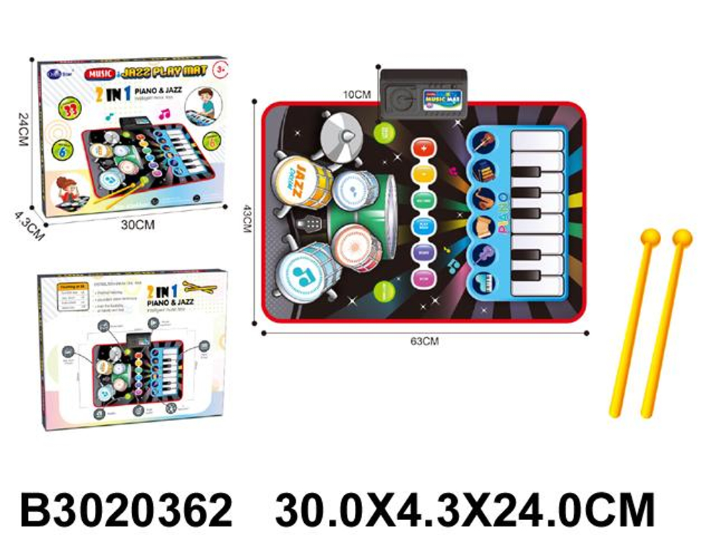 Игрушка Коврик музыкальный, 757-82