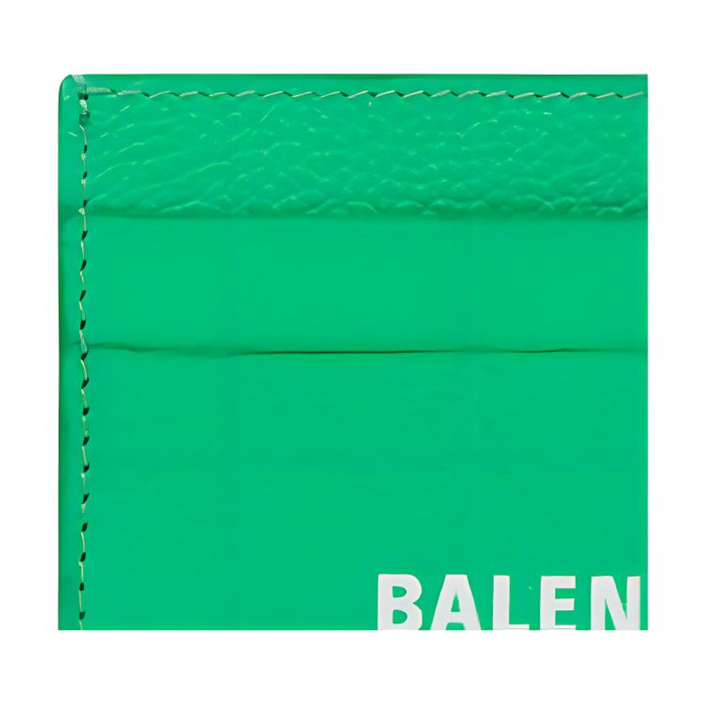 Balenciaga Cash Cow Leather Card Holder Card Holder Unisex Bright Green