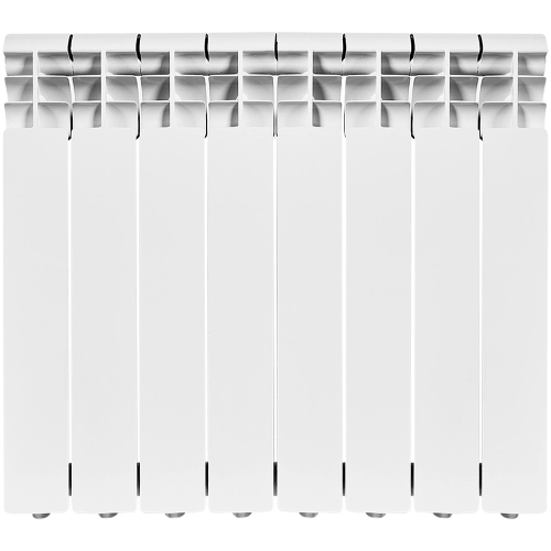 ROMMER Profi BM 500 (BI500-80-80-150) 8 секции радиатор биметаллический (RAL9016)
