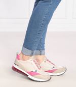 кожаные кроссовки allie stride Michael Kors - бежевый(43R3ALFS1D)