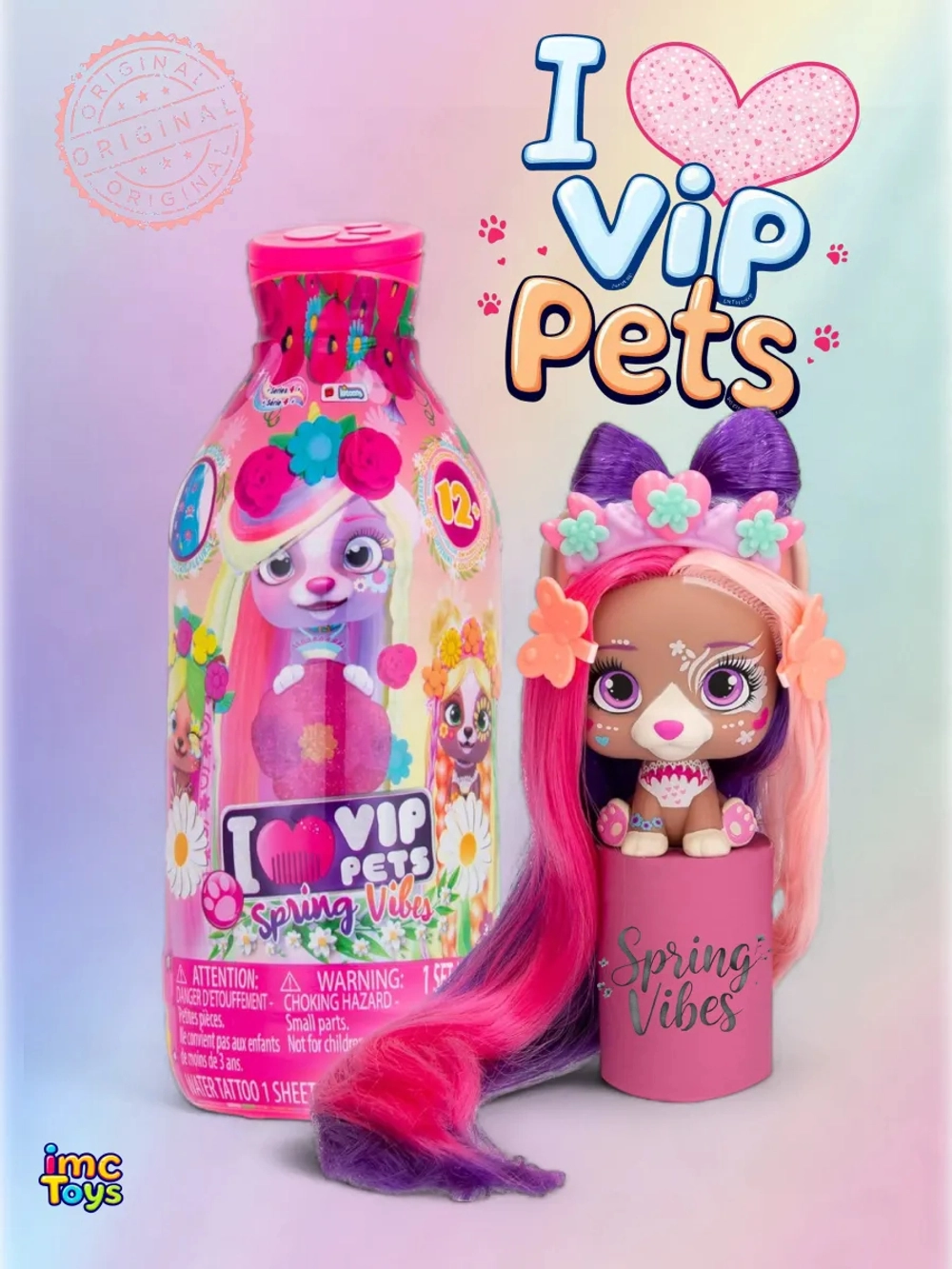 Игрушка Фигурка VIP Pets Spring Vibes Модные щенки