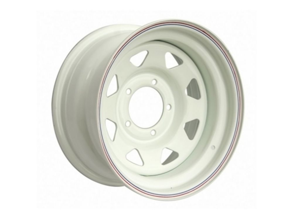 Диск колесный стальной штампованный ORW 69W, 5x139.7, 15x8, ET0, ЦО 110, белый Диск колесный стальной штампованный ORW 69W, 5x139.7, 15x8, ET0, ЦО 110, белый