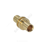 Муфта для PE-X труб аксиальная латунь Дн 16 РОС