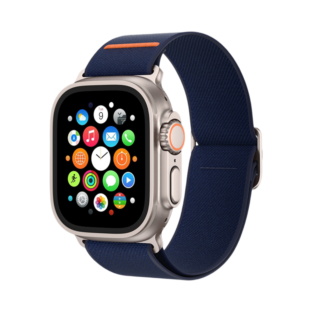 Сменный ремешок для Apple Watch 44/45/46/49мм Keephone Navas (KPNAVAS49DB) темно-синий