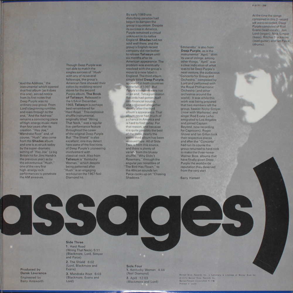 Deep Purple / Purple Passages (2LP)