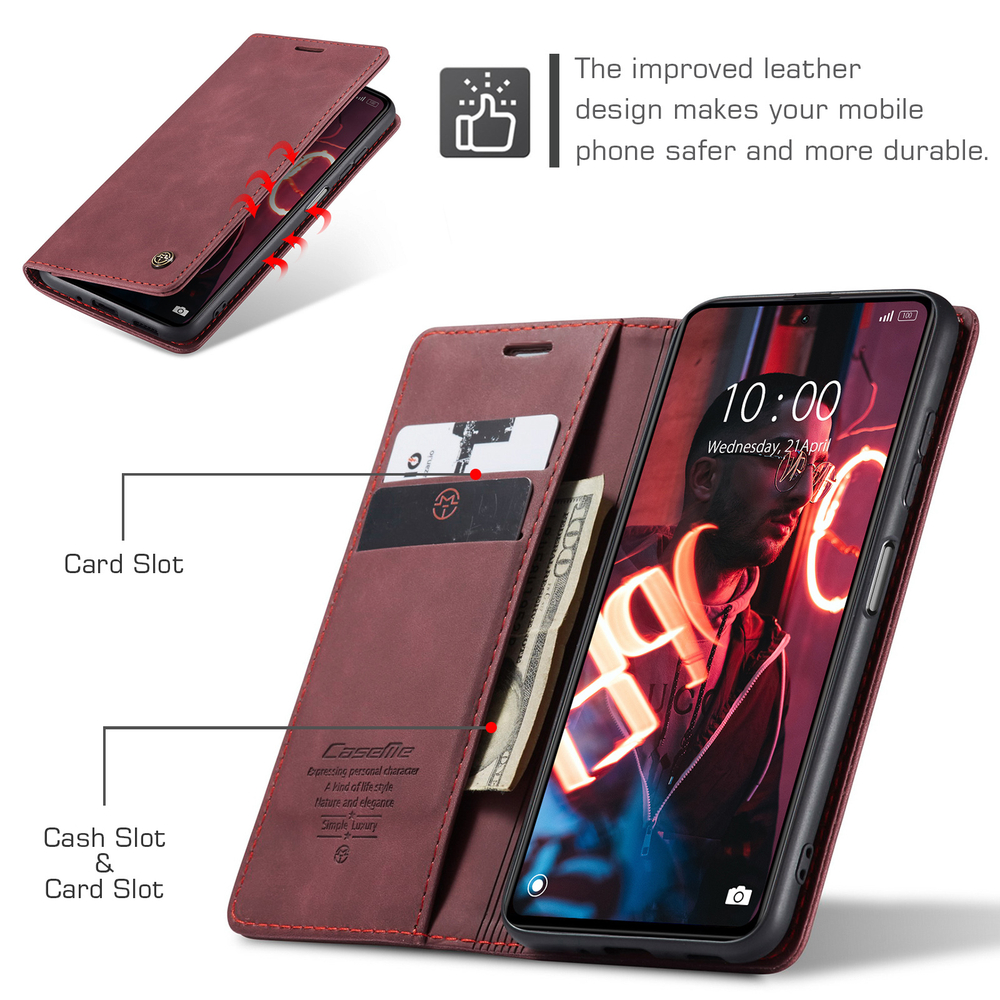 Чехол-книжка CaseMe Matte Xiaomi Redmi Note 12 Pro 5G