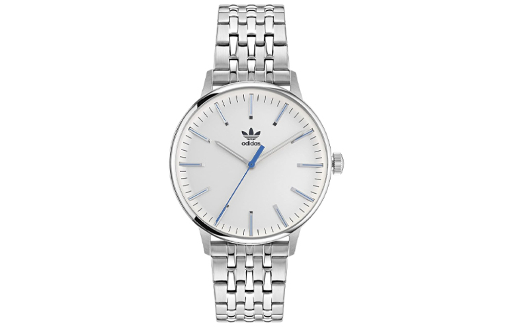 Adidas Originals STYLE Wrist Watch Quartz Movement Stainless Steel Strap 38mm White Dial Men"s Watches