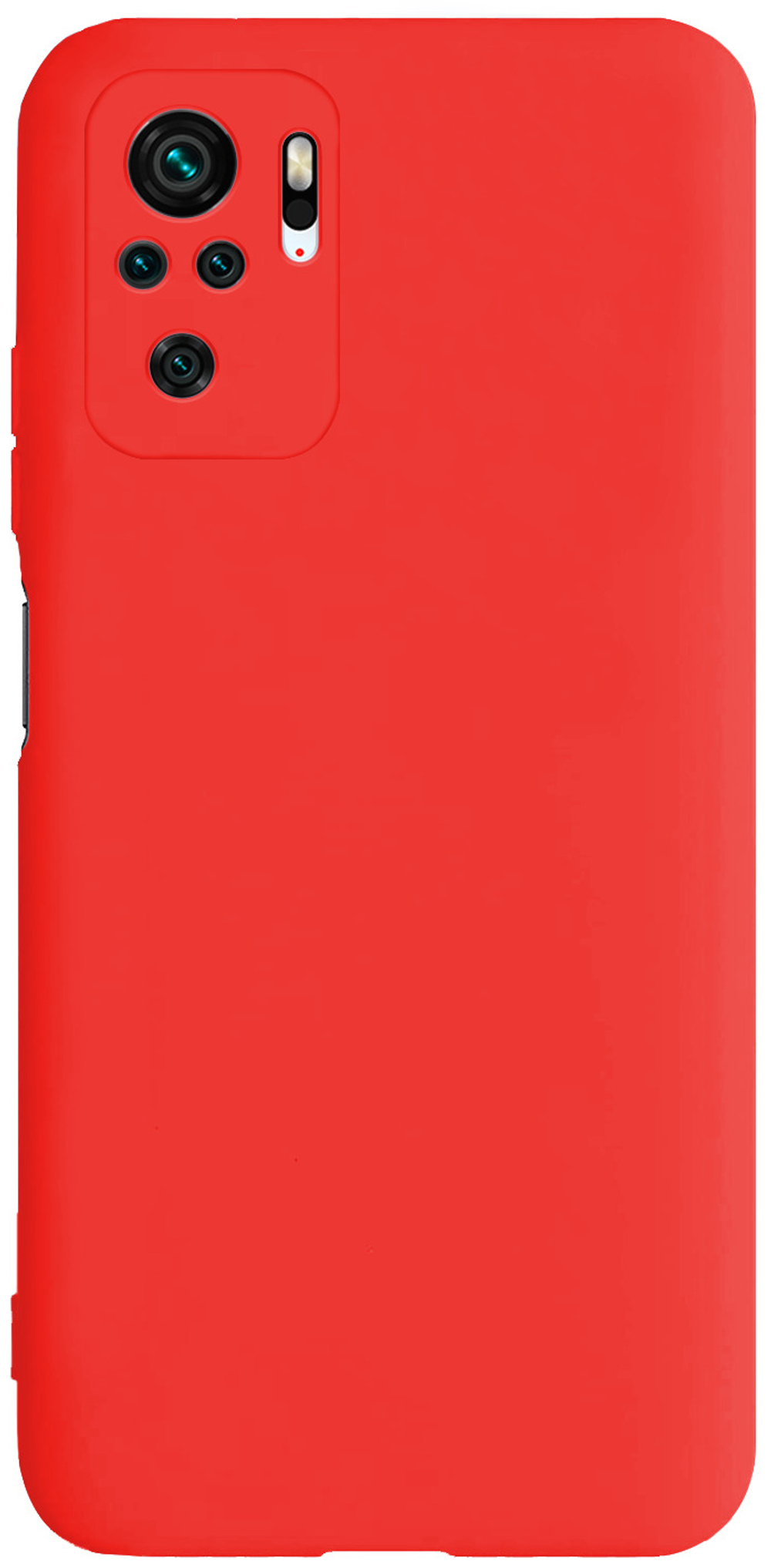 Мягкий Soft Touch чехол из силикона для XIAOMI REDMI NOTE 10 / 10S и POCO M5s с бархатной подкладкой
