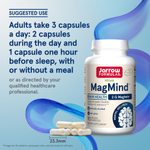 Jarrow Formulas, MagMind® для веганов, добавка для здоровья мозга, 90 растительных капсул (48 мг в 1 капсуле)