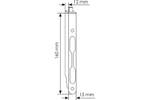 Ригель MORELLI L160 BL черный