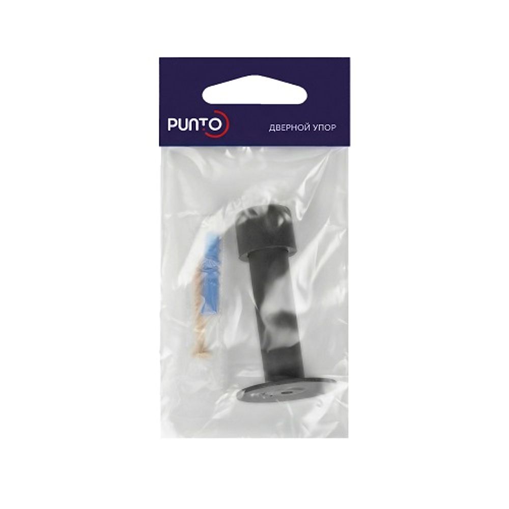 Упор дверной PUNTO DFIX/W85 BL-24 черный INOX /63847/