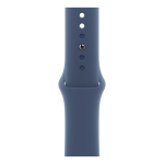 Apple Watch Series 10, 42 мм корпус из алюминия цвета «Silver», ремешок Sport Band размера S/M цвета «Denim»