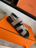 Мужские замшевые сандалии Hermes Genius
