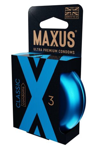 Презервативы классические MAXUS Classic №3 ж/к