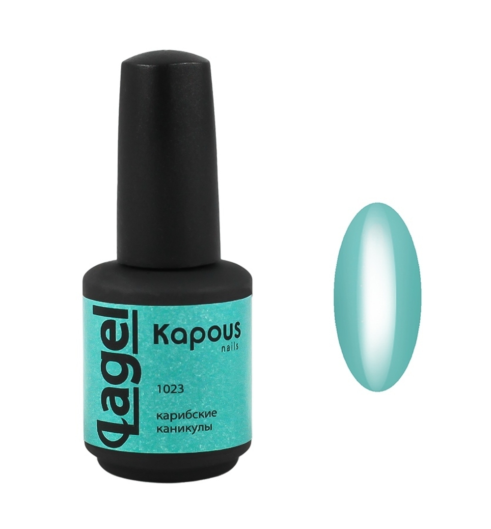 Гель-лак 1023 Карибские каникулы LAGEL, Kapous, 15 мл